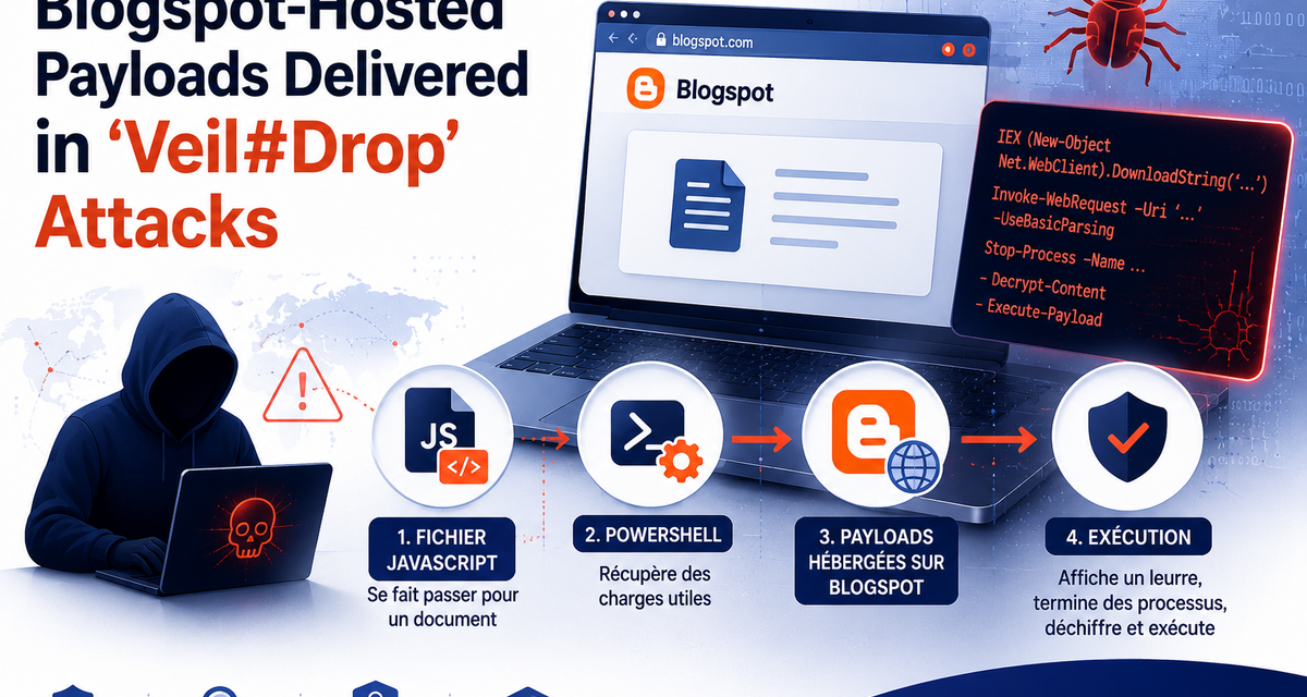 Blogspot-Hosted Payloads Delivered in 'Veil#Drop' Attacks