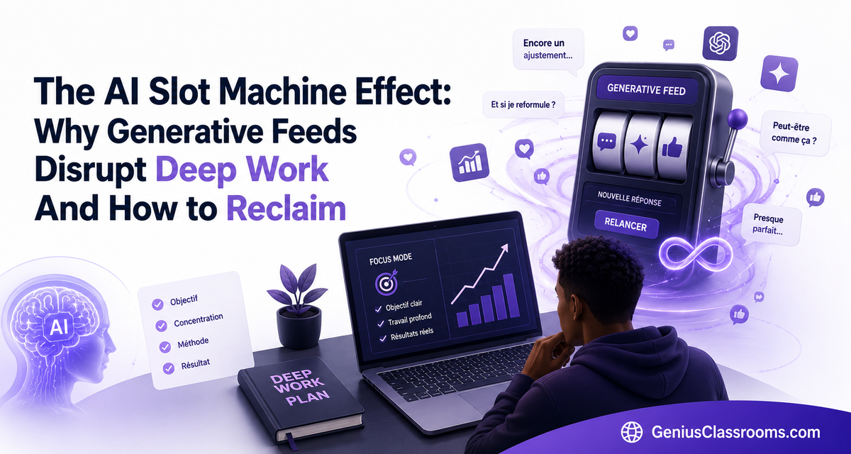 The AI Slot Machine Effect: Why Generative Feeds Disrupt Deep Work And How to Reclaim Focus