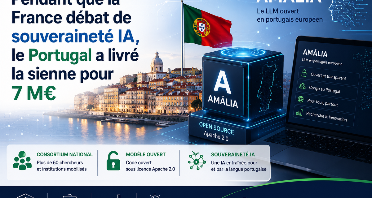 Pendant que la France débat de souveraineté IA, le Portugal a livré la sienne pour 7 M€