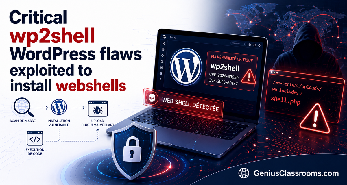 Critical wp2shell WordPress flaws exploited to install webshells